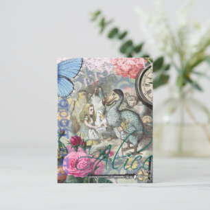 Alice im Wunderland Dodo Klassische Kunstwerke Postkarte