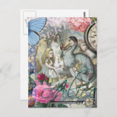 Alice im Wunderland Dodo Klassische Kunstwerke Postkarte (Vorne/Hinten)