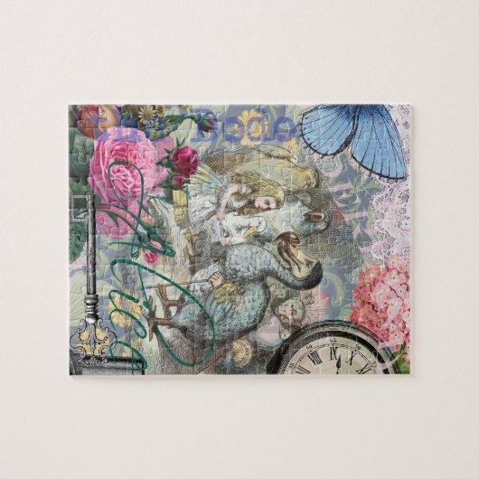 Alice im Wunderland Dodo Klassische Kunstwerke Puzzle (Horizontal)