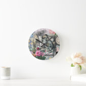 Alice im Wunderland Dodo Klassische Kunstwerke Runde Wanduhr (Zuhause)