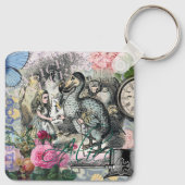 Alice im Wunderland Dodo Klassische Kunstwerke Schlüsselanhänger (Rückseite)