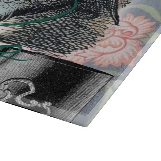 Alice im Wunderland Dodo Klassische Kunstwerke Schneidebrett (Ecke)