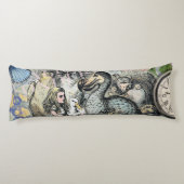 Alice im Wunderland Dodo Klassische Kunstwerke Seitenschläferkissen (Rückseite)