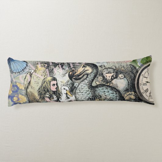 Alice im Wunderland Dodo Klassische Kunstwerke Seitenschläferkissen (Rückseite)