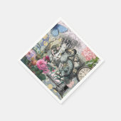 Alice im Wunderland Dodo Klassische Kunstwerke Serviette (Ecke)