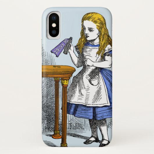 ~ Alice im Wunderland +{ Drink Me }+ Case-Mate iPhone Hülle (Rückseite)