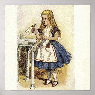 ALICE IM WUNDERLAND DRINK ME POISON POSTER
