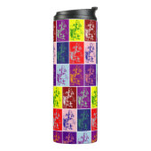 Alice im Wunderland Drink Me Pop Kunst Thermosbecher (Nach links gedreht)