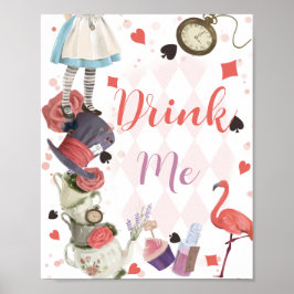 Alice im Wunderland Drink Me Poster