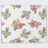 Alice im Wunderland Drink Me Wrapping Paper Geschenkpapier (Flach)