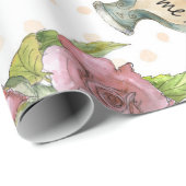 Alice im Wunderland Drink Me Wrapping Paper Geschenkpapier (Rolleneckpunkt)
