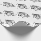 Alice im Wunderland - durch das schauende Glas Geschenkpapier (Ecke)