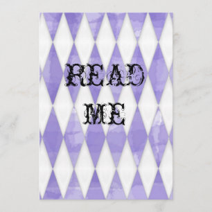 Alice im Wunderland Dusche Einladung