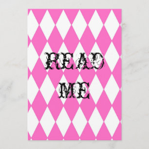 Alice im Wunderland Dusche Einladung