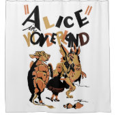 ALICE IM WUNDERLAND DUSCHVORHANG (Vorderseite)
