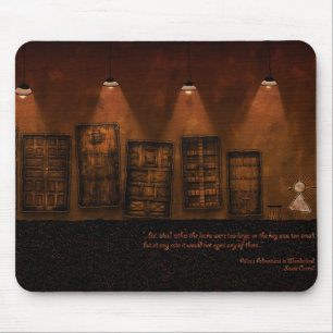 Alice im Wunderland - ein kleiner goldener Mousepad