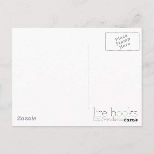 Alice im Wunderland, ein Spiel. Das weiße Kaninche Postkarte (Rückseite)