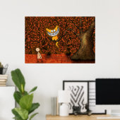 Alice im Wunderland - Eine Cheshire-Katze Poster (Heimbüro)