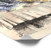 Alice im Wunderland "Einfachste Wahre Dinge" Poster (Ecke)