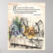 Alice im Wunderland "Einfachste Wahre Dinge" Poster (Vorne)