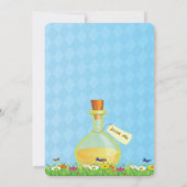 Alice im Wunderland Einladung (Rückseite)