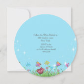 Alice im Wunderland Einladung (Rückseite)