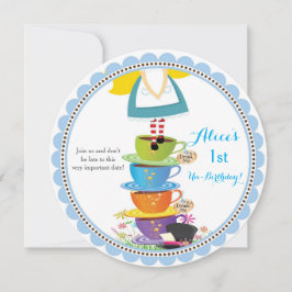 Alice im Wunderland Einladung