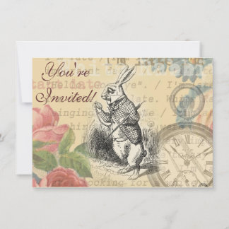 Alice im Wunderland Einladung