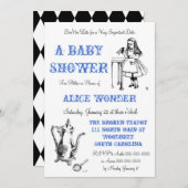 Alice im Wunderland-Einladung Einladung (Vorne/Hinten)