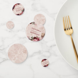 Alice im Wunderland Elegant Wedding Monogram Konfetti