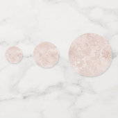 Alice im Wunderland Elegant Wedding Monogram Konfetti (Rückseiten)