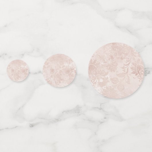 Alice im Wunderland Elegant Wedding Monogram Konfetti (Rückseiten)