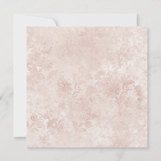 Alice im Wunderland Elegante Einladung (Rückseite)