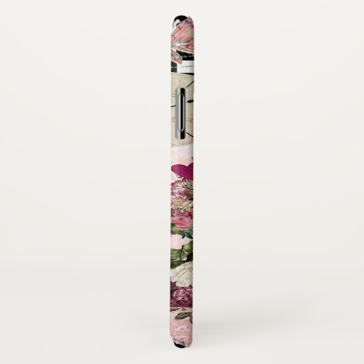 Alice im Wunderland Elegantes Rosa Case-Mate iPhone Hülle (Hinten/Rechts)