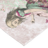 Alice im Wunderland Elegantes Rosa Tee Party Tischdecke (Schrägansicht)