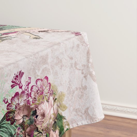 Alice im Wunderland Elegantes Rosa Tee Party Tischdecke (Beispiel)