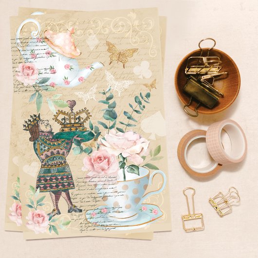 Alice im Wunderland Entmündigung Seidenpapier