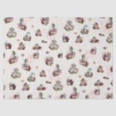 Alice im Wunderland Entschlüsseln Vintages Muster Seidenpapier (Vorderseite)