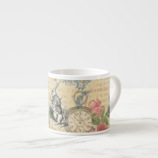 Alice im Wunderland Espressotasse (Vorderseite Rechts)