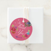 Alice im Wunderland Fairytale Floral Vielen Dank Geschenkanhänger (Beispiel)