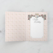 Alice im Wunderland Fairytale Happy Birthday Card Karte (Innenseite)