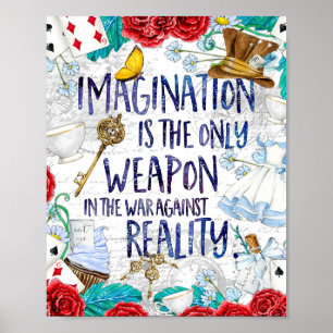 Alice im Wunderland - Fantasie Poster