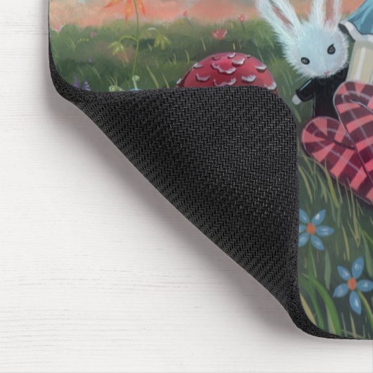 Alice im Wunderland Fantasy Art Mousepad (Ecke)