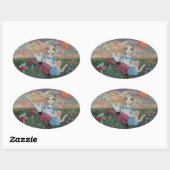 Alice im Wunderland Fantasy Art Stickers (Blatt)