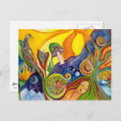 Alice im Wunderland Fantasy Fairy Sunshine Dream Postkarte (Vorne/Hinten)