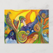 Alice im Wunderland Fantasy Fairy Sunshine Dream Postkarte (Vorderseite)