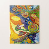 Alice im Wunderland Fantasy Fairy Sunshine Dream Puzzle (Vertikal)