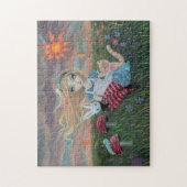 Alice im Wunderland Fantasy Fairytale Art Puzzle (Vertikal)