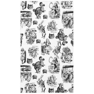Alice im Wunderland Fantasy-Illustration vintage Tischdecke