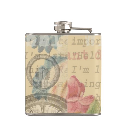 Alice im Wunderland Flachmann (Rückseite)